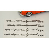 Opel OPC Kapı Açma Kolu Racing Devolopment Sticker Seti thumbnail 3