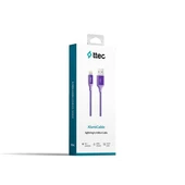 Ttec AlumiCable Lightning Kablo Mor 1.2M - 2DK16MR thumbnail 4