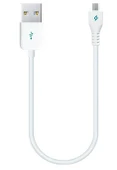 Ttec MiniCable Micro USB Kablosu 30cm Beyaz 2DK7513B thumbnail 1