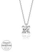 Swarovski Taşlı Gümüş Tektaş Bayan Kolye thumbnail 2