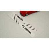 Mazda Yan Aynalar Selefon Kaplama Sticker Seti thumbnail 5