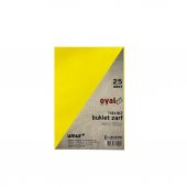 Oyal Buklet Zarf Sarı 80 Gr. Silikonlu 11.4 X 16.2 thumbnail 1
