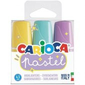 Carioca Pastel Renk Mini İşaretleme Kalemi 3Lü thumbnail 1