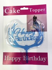Happy Birthday Dallı Cake Topper 4 Adet thumbnail 2