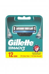 Gillette Mach 3 12li Yedek Tıraş Bıçağı thumbnail 2