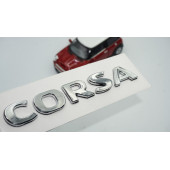 Opel Corsa 3M 3D Krom ABS Logo Amblem thumbnail 1