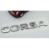 Opel Corsa 3M 3D Krom ABS Logo Amblem thumbnail 3