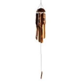 Feng Shui Coconat Bambu Rüzgar Çanı 45 cm Orta Boy thumbnail 4