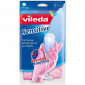 Vileda VİLEDA Candy Pink Eldiven küçük ( S ) Boy thumbnail 1