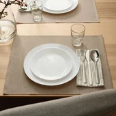 IKEA Oftast Sofra Tatlı Servis Tabağı Beyaz 19 Cm 1 Adet thumbnail 2