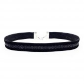 Simli Siyah Kadın Choker thumbnail 2