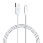 Dramex D21MK Micro USB Data/Şarj Kablosu 2.1A 1mt Beyaz thumbnail 1
