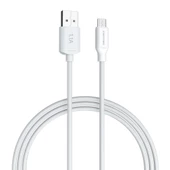Dramex D11MK Micro USB Data/Şarj Kablosu 1.1A 1mt Beyaz thumbnail 1