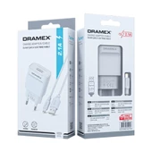 Dramex D21L Şarj Aleti Lightning Kablolu Set 2.1A thumbnail 6