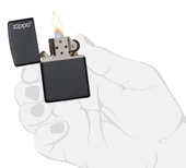 Zippo Çakmak 218ZL Black Matte thumbnail 4