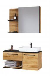 Denko Piramit 90 cm MDF Banyo Dolabı Takımı thumbnail 3