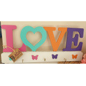 LOVE Ahşap Anahtarlık thumbnail 1