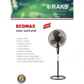 RAKS Eco Max 16" 3 Kanatlı Ayaklı Vantilatör thumbnail 2