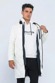 Erkek Regular Fit Kışlık Çok Cepli Çift Yön Fermuarlı Bomber Yaka Uzun Kapitone Şişme Mont thumbnail 10
