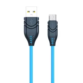Syrox C98 Micro USB Flex Silikon Data/Şarj Kablosu 2.1A 1.1mt thumbnail 4