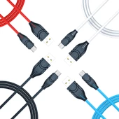 Syrox C98 Micro USB Flex Silikon Data/Şarj Kablosu 2.1A 1.1mt thumbnail 1