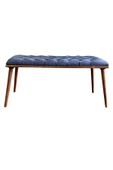 DTM HOME Antrasit Mavi Kapitone Bench Puf thumbnail 2