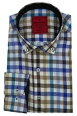 Erkek Slim Fit Ekose Gömlek Bgl-st00089 thumbnail 3