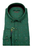 Erkek Slim Fit Puantiyeli Gömlek 59217 thumbnail 2
