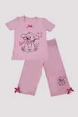 Kız Çocuk Baskılı Pijama Takımı thumbnail 4