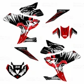 Yamaha R25 Venom Design Sticker Set thumbnail 2