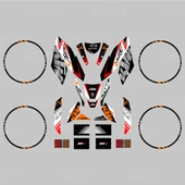 KTM Duke 390 R Design Sticker Set (2011-16) thumbnail 2