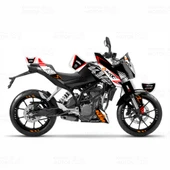 KTM Duke 200 R Design Sticker Set (2011-16) thumbnail 1