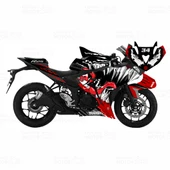 Yamaha R25 Venom Design Sticker Set thumbnail 1