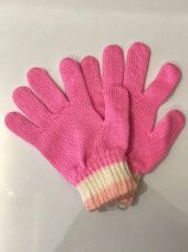 Pembe Kız Çocuk Eldiven 8-12 Yaş thumbnail 1