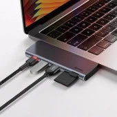 Baseus Harmonica 5in1 Usb Micro Sd Çoklayıcı Adaptör CAHUB-K0G thumbnail 4
