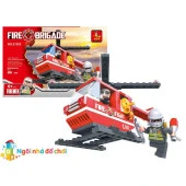 Ausini - Asya Brick 21302 Fire Brigade Set - 105 PARÇA thumbnail 3