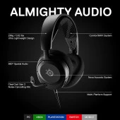 Steelseries Arctis Nova 1 Multi-System Oyun Kulaklığı - Siyah thumbnail 5