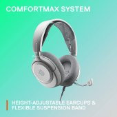 Steelseries Arctis Nova 1 Multi-System Oyun Kulaklığı - Beyaz thumbnail 2
