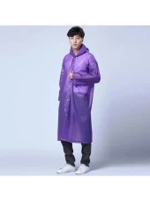 Marlux Raincoat Eva Yağmurluk   Mor Tek Ebat thumbnail 5