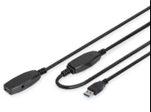 Digitus USB Uzatma Kablosu Siyah (10m) thumbnail 1