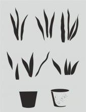 Boyutlu Desen Stencil Şablon (21x30) BY-061 thumbnail 1