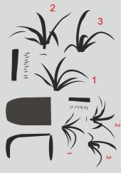 Boyutlu Desen Stencil Şablon (25x35) BY-062 thumbnail 1