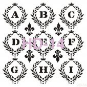 HD14 Cadence Home Dekor Stencil 45x45 thumbnail 1