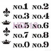 HD13 Cadence Home Dekor Stencil 45x45 thumbnail 2