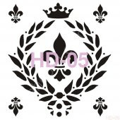 HD05 Cadence Home Dekor Stencil 45x45 thumbnail 1