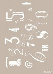 Cadence MA58 Mix Media Stencil thumbnail 2