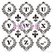 HD16 Cadence Home Dekor Stencil 45x45 thumbnail 1
