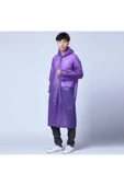 Unisex Mor Yağmurluk  Mor Tek Ebat thumbnail 1