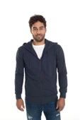 Grand Wolf GW0003 - Basic Kapüşonlu Fermuarlı Sweatshirt thumbnail 11