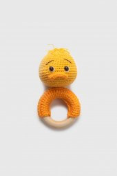 Amigurumi Ördek Çıngırak Sarı thumbnail 2